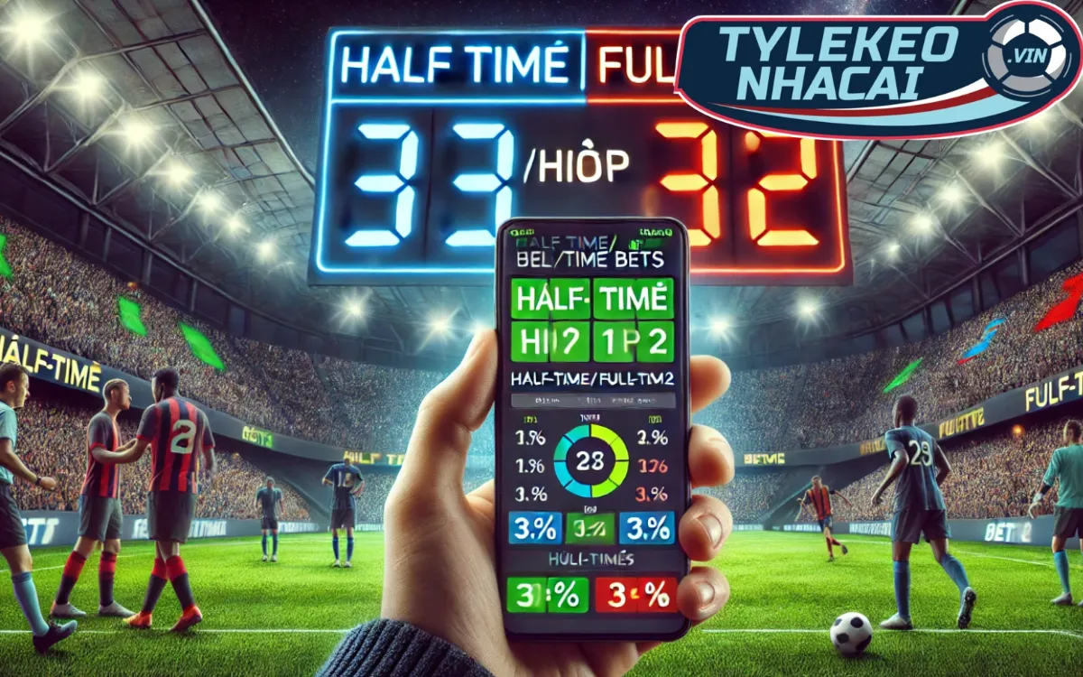 Kèo Hiệp 1/Hiệp 2 (Half Time/Full Time) - Bật Mí Mẹo Hay 2 Ký hiệu của kèo hiệp 1/hiệp 2 (Half Time/Full Time)