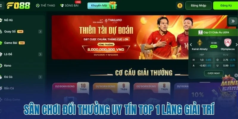 Fo88 - Thiên Đường Cá Cược Đổi Thưởng, Giải Trí Số 1 1 Sân chơi đổi thưởng uy tín top 1 làng giải trí