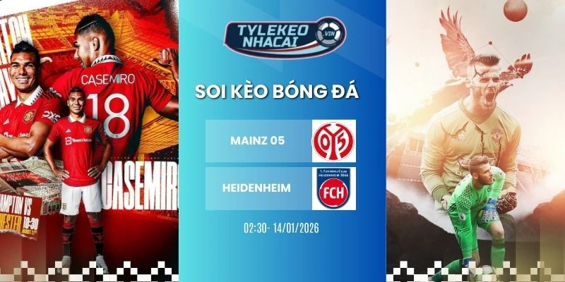 ty le keo nha cai mainz 05 vs heidenheim